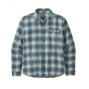 Patagonia Mens Lightweight Fjord Flannel Shirt Grange: Bayou Blue